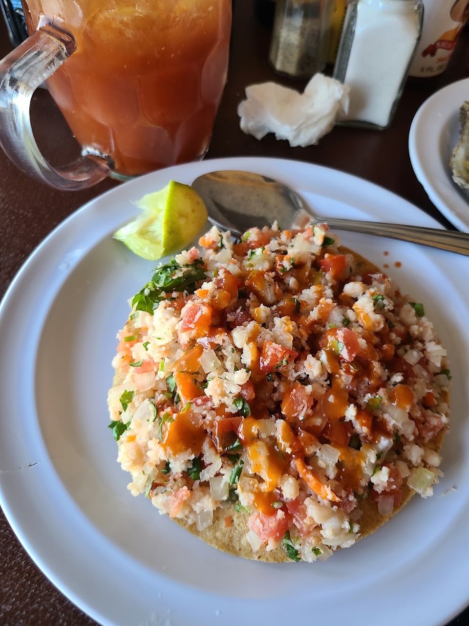 Tostada de Pescado